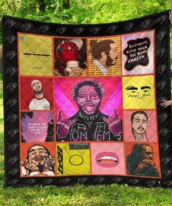 Post Malone Amazing Gift For Music Fan Quilt