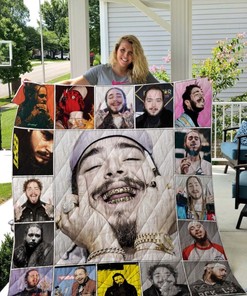 Post Malone Image Collage Quilt Blanket Bedding Set