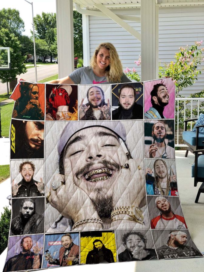 Post Malone Image Collage Quilt Blanket Bedding Set