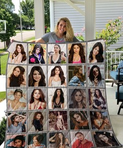 Poster Singer Selena Gomez Quilt Blanket Bedding Set