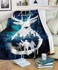 Potter Sherpa Fleece Blanket Gifts for Family, for Couple