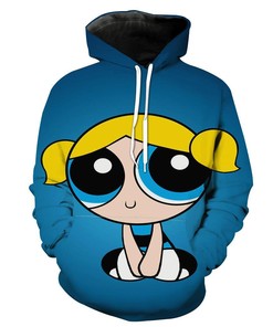 Powerpuff Girls Bubbles Powerpuff Girls Hoodie 3D