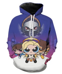 Powerpuff Girls Mojo And More Character Hoodie 3D