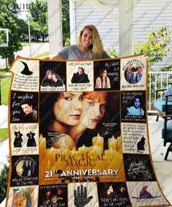 Practical Magic 21st Anni For Fan Collection Quilt Blanket Bedding Set