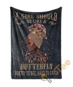 Pretty To See Hard To Catch Sherpa Fleece Blanket Gifts for Family, for Couple