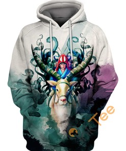 Prince Ashitaka Hoodie 3D