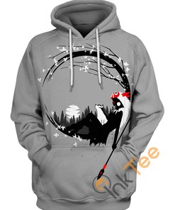 Princess Circle Gray Hoodie 3D