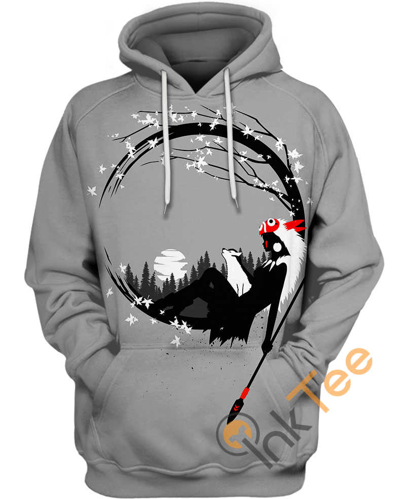 Princess Circle Gray Hoodie 3D
