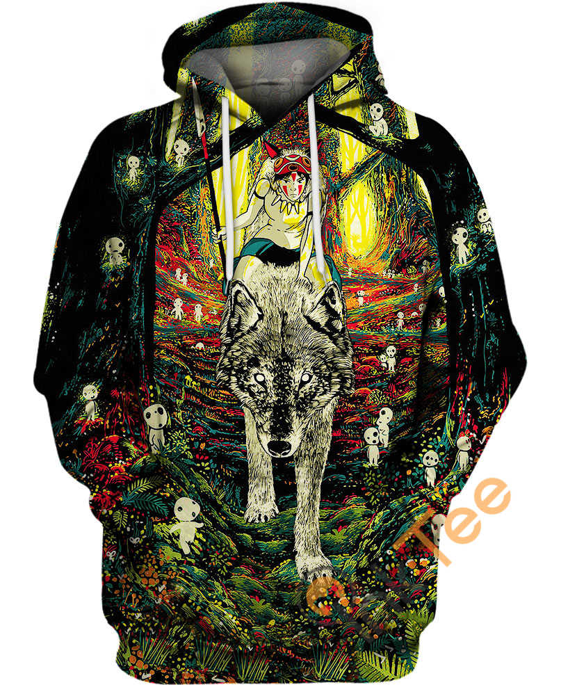 Princess Mononoke Hime Hoodie 3D