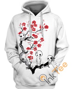 Princess Mononoke Kodama Hoodie 3D