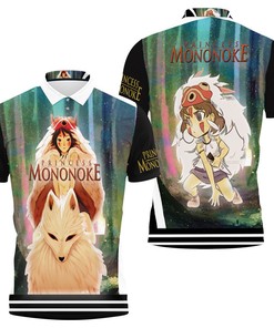 Princess Mononoke San And Moro-no-kimi Brave Warriors 3D All Over Print Polo Shirt