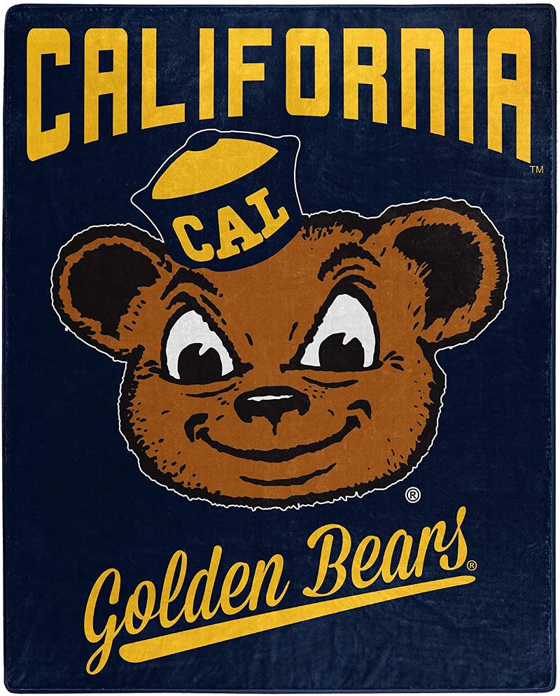 Printed Throw Cal Berkeley Golden Bears Sherpa Fleece Blanket Gifts for Family, for Couple