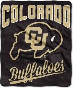 Printed Throw Colorado Buffaloes Sherpa Fleece Blanket Gifts for Family, for Couple