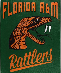 Printed Throw Florida A&m Rattlers Sherpa Fleece Blanket Gifts for Family, for Couple