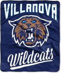 Printed Throw Villanova Wildcats Sherpa Fleece Blanket Gifts for Family, for Couple