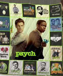 Psych Quilt Blanket