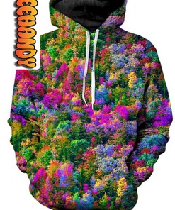 Psychedelic Forest Unisex 3D Hoodie