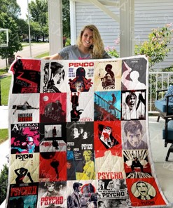 Psycho Quilt Blanket Bedding Set for Home Décor