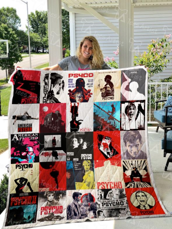 Psycho Quilt Blanket Bedding Set for Home Décor