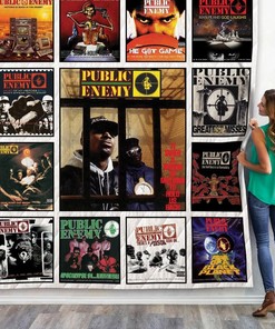 Public Enemy Albums Quilt Blanket Bedding Set for Home Décor