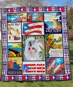 Puerto Rico 1 Quilt Blanket Bedding Set