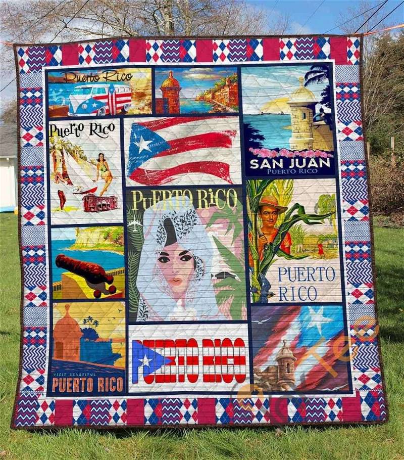 Puerto Rico 1 Quilt Blanket Bedding Set