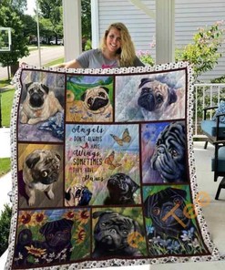 Pug Quilt Blanket And Bedidng Set
