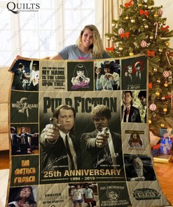 Pulp Fiction 25th Anni Quilt Blanket Bedding Set