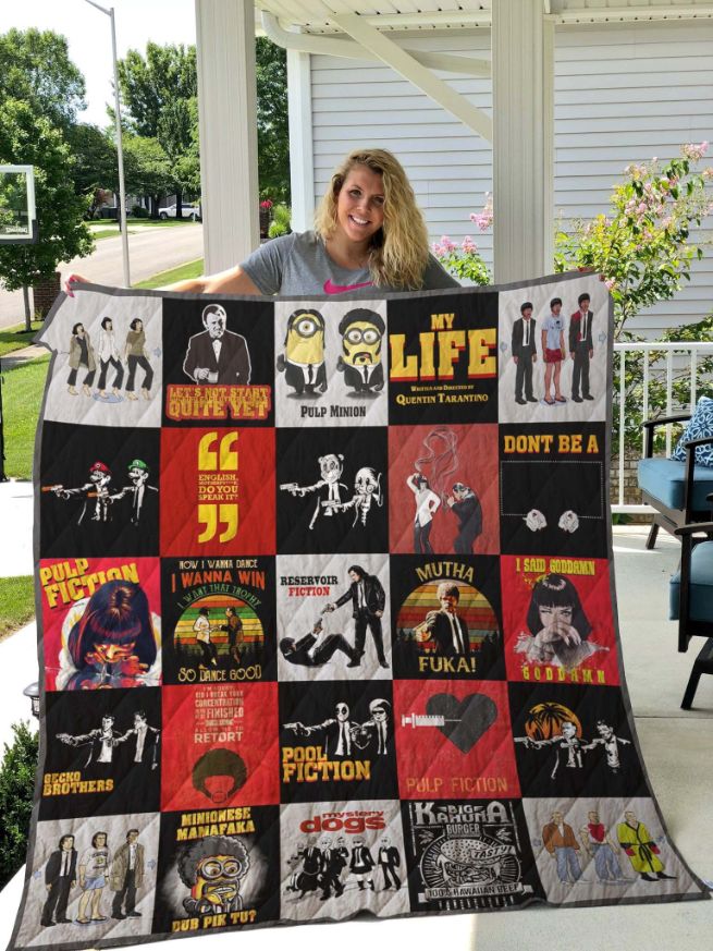 Pulp Fiction Quilt Blanket Bedding Set for Home Décor