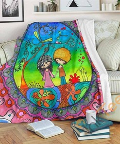 Pure Love Sherpa Fleece Blanket Gifts for Family, for Couple