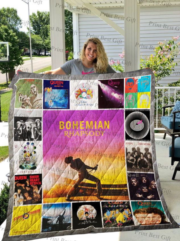 Queen Albums Cover Poster Quilt Blanket Bedding Set