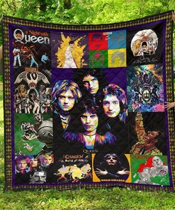 Queen Band Musics Fan Gift Idea Quilt