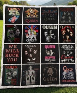 Queen Quilt Blanket Bedding Set For Fans 08 for Home Décor