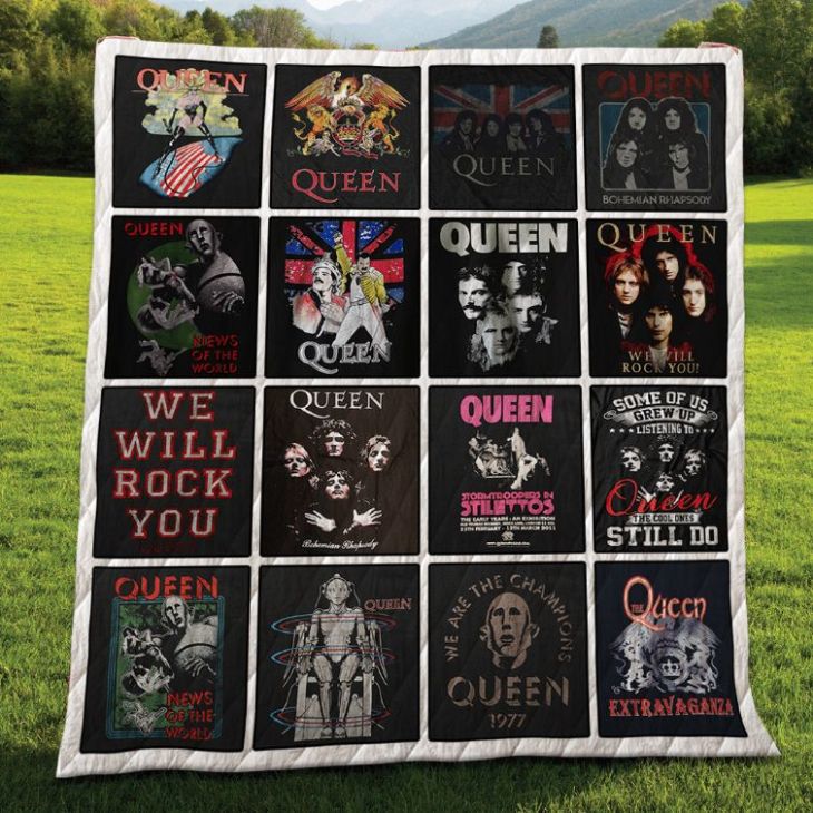 Queen Quilt Blanket Bedding Set For Fans 08 for Home Décor