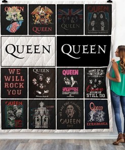 Queen Tshirt Quilt Blanket Bedding Set For Fans