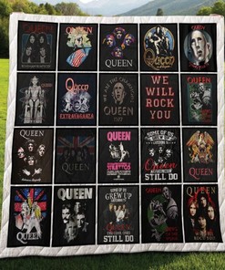 Queen Tshirt Quilt Blanket Bedding Set for Home Décor