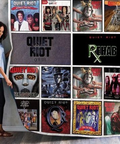 Quiet Riot Albums Quilt Blanket Bedding Set for Home Décor