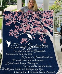 Quilt Blanket Bedding Set To My Godmother for Home Décor