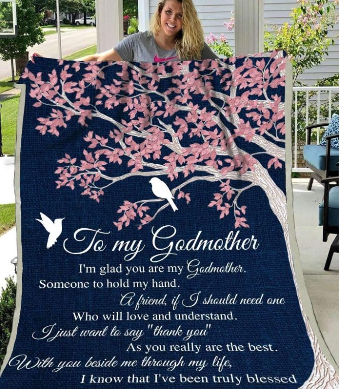 Quilt Blanket Bedding Set To My Godmother for Home Décor
