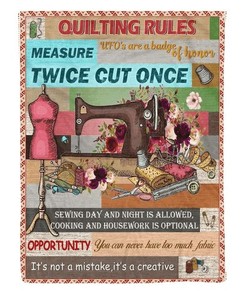 Quilt Blanket Bedding Seting Rules It's Not A Mistake It's A Creative Fleece Blanket84