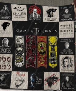 Quotes Game Of Thrones For Fans Quilt Blanket Bedding Set