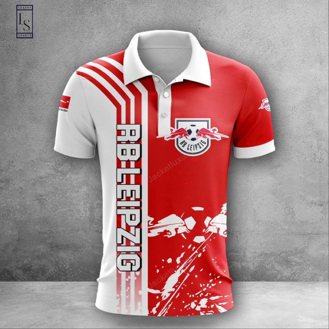RB Leipzig 3D Bundesliga Polo Shirt - Bluefink