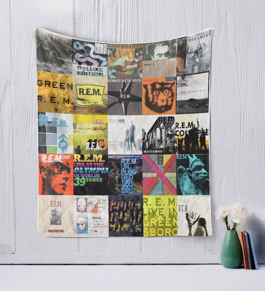 R.E.M Style 2 Quilt Blanket Bedding Set for Home Décor