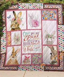 Rabbit Quilt Blanket Bedding Set