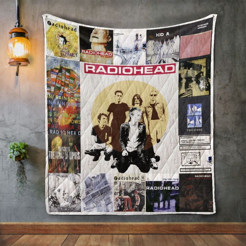 Radiohead 2 Album Covers Quilt Blanket Bedding Set