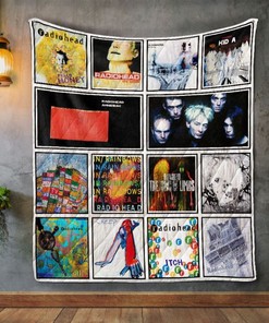 Radiohead Album Covers Quilt Blanket Bedding Set