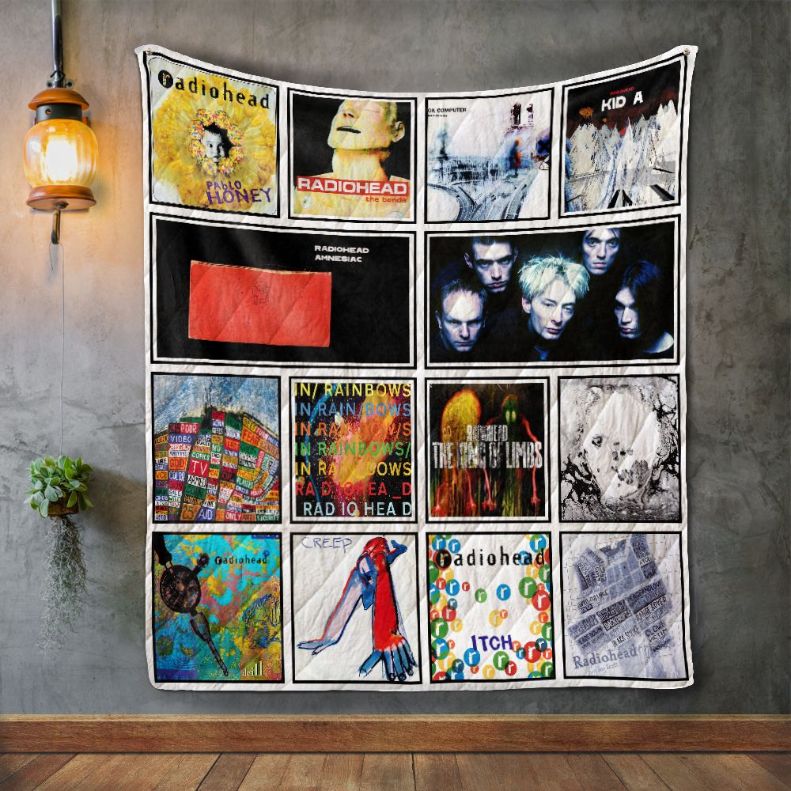 Radiohead Album Covers Quilt Blanket Bedding Set