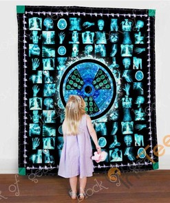 Radiology Quilt Blanket Bedding Set