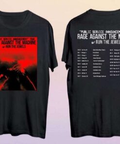 Rage Against The Machine 2022 Tour With Run The Jewels Shirt