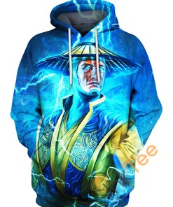 Raiden Mortal Kombat Sport All Over Print Hoodie 3D